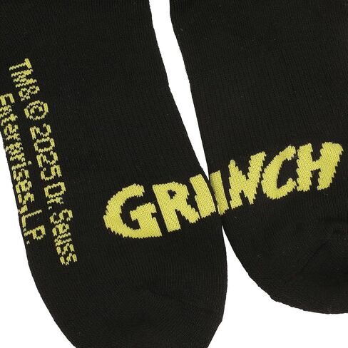 Bioworld The Grinch Themed Mens Athletic Crew 3 Pack in Saudi Arabia