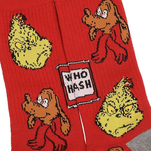 Bioworld The Grinch Themed Mens Athletic Crew 3 Pack in Saudi Arabia