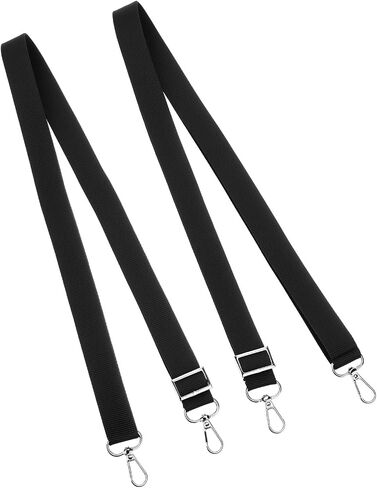 QWORK Adjustable Bimini Boat Top Straps, 2 PCS Marine Awning Webbing Straps with Loops and Single Snap Hook, 24"- 60" Stainless Steel Boat Awning Hardware, Marine Nylon Top Strap in Saudi Arabia