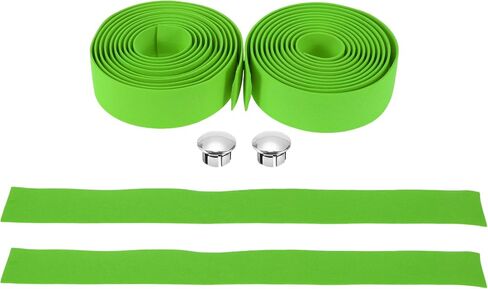 Bike Handlebar Tape Non-Slip | Bicycle Handlebar Grip Tape Green 1 Pair in Saudi Arabia