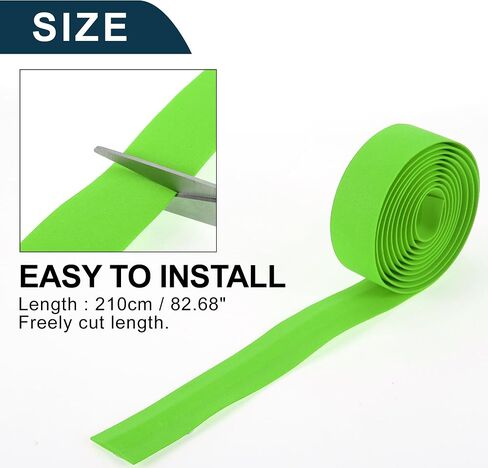 Bike Handlebar Tape Non-Slip | Bicycle Handlebar Grip Tape Green 1 Pair in Saudi Arabia