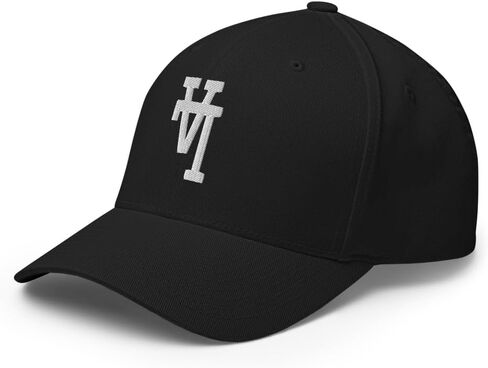 Upside Down LA Hat - Embroidered Structured Curved Bill Los Angeles Flex Fit Cap in Saudi Arabia