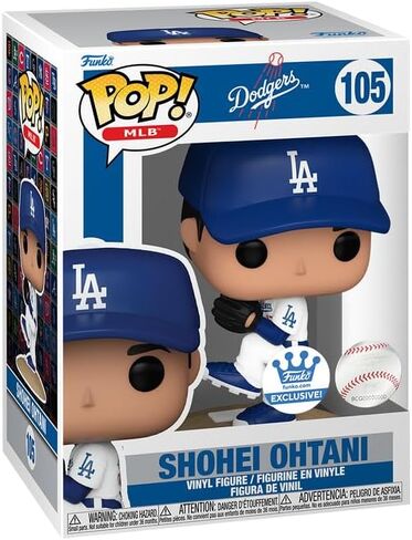حزمة التغذية العالمية المتوافقة مع Funko Shohei Ohtani (الترويج) في جيرسي المنزل - شخصية الفينيل الحصرية | لوس انجليس دودجرز MLB ستار | 4.5 بوصة قابلة للتجميع مع سلسلة مفاتيح in Saudi Arabia