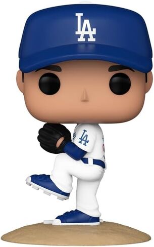 حزمة التغذية العالمية المتوافقة مع Funko Shohei Ohtani (الترويج) في جيرسي المنزل - شخصية الفينيل الحصرية | لوس انجليس دودجرز MLB ستار | 4.5 بوصة قابلة للتجميع مع سلسلة مفاتيح in Saudi Arabia