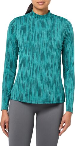 adidas Women's Ultimate365 Jacquard Long Sleeve Mock Neck Top in Saudi Arabia