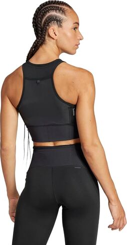 Adidas Womens Adizero Running Gel Pocket Crop Top in Saudi Arabia