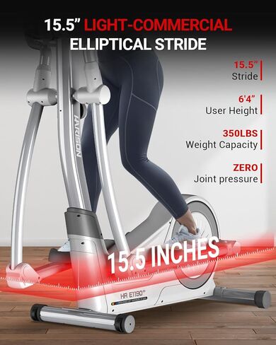 آلة هاريسون بيضاوية الشكل للمنزل بسعة 350 رطل، آلة تمرين بيضاوية مغناطيسية مع تحكم في المقاومة 16 مستوى، مدرب بيضاوي الشكل in Kuwait