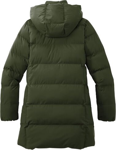 Women's Puffy Parka | Long Winter Puffer Coat with Hood, High Loft Insulation, Water Repellent, Two Way Zipper in Saudi Arabia