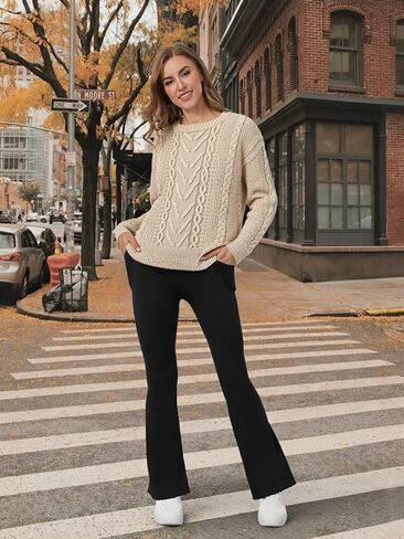 سراويل اليوغا النسائية ذات الغنيمة القابلة للرفع بدون التماس الأمامي سراويل اليوغا المضيئة مع جيوب شريط المقاومة تجريب طماق in Kuwait