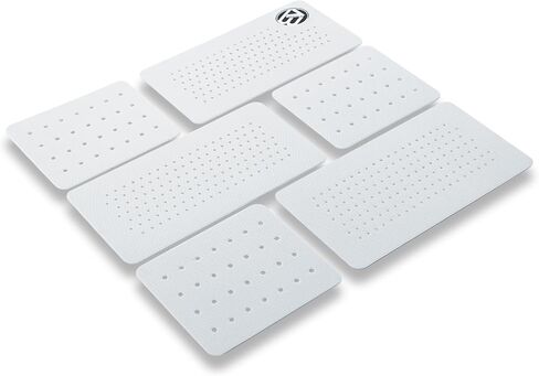 3-Piece/6-Piece Traction Pad Super Strong 3M Adhesive Maximum Grip Fits All Surfboards: Shortboard, Fish, Longboard, SUP, Skimboard - Stomp or Deck Pad in Saudi Arabia