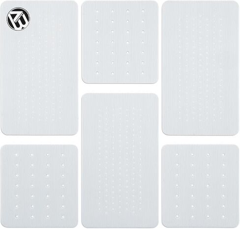 3-Piece/6-Piece Traction Pad Super Strong 3M Adhesive Maximum Grip Fits All Surfboards: Shortboard, Fish, Longboard, SUP, Skimboard - Stomp or Deck Pad in Saudi Arabia