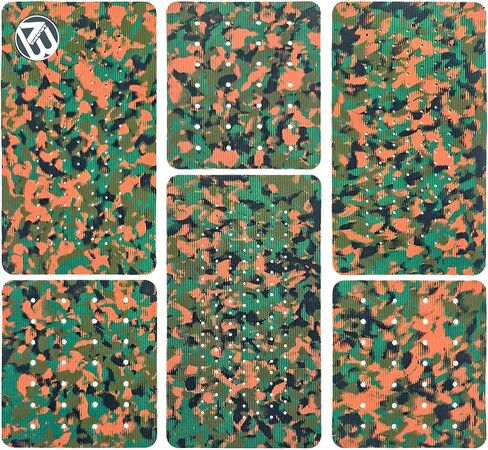 3-Piece/6-Piece Traction Pad Super Strong 3M Adhesive Maximum Grip Fits All Surfboards: Shortboard, Fish, Longboard, SUP, Skimboard - Stomp or Deck Pad in Saudi Arabia