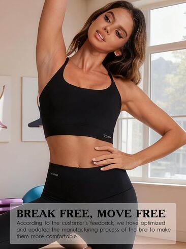 Yoga Sport Tops for Women, High Support Moisture Wicking Tank, 4-Way Stretch Slim-Fit for Yoga/Gym/Hot Yoga/Daily Wear in Saudi Arabia