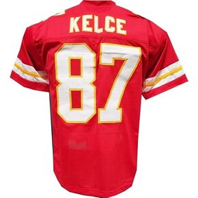 Custom Stitched Kelce Adult Red Jersey Size Adult Small in Saudi Arabia