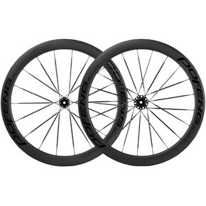 POFENG Carbon Disc Wheelset 50C-25 Tubeless with Carbon Spokes Thru Axle Fit for Shimano 8-12speeds in Kuwait