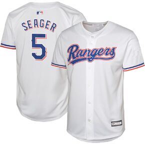 Corey Seager Texas Rangers MLB Kids 4-7 White Home Player Jersey in Kuwait