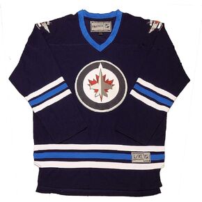 Outerstuff Winnipeg Jets Blank Blue Youth Home Rink Side Jersey in Kuwait