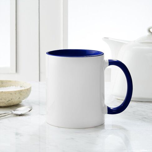 CafePress Teddy The English Bulldog Mug 11 أونصة (325 مل) كوب قهوة من السيراميك in Kuwait