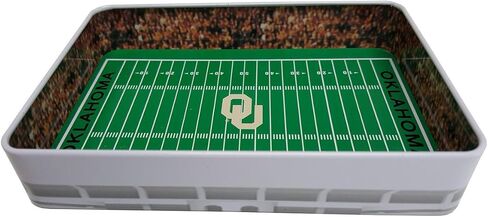 OU - Oklahoma Sooners Two Decks of Playing Cards in Metal Football Stadium Tin in Saudi Arabia