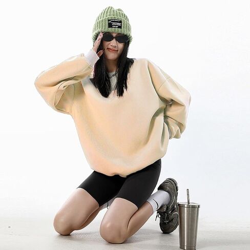 Women's Oversized Sweatshirt-Long Sleeve Fashion Tops,Clothing,for Hoodies Blouses,Sudaderas para mujer en oferta in Saudi Arabia