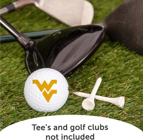 كرات جولف من Desert Cactus West Virginia University، 12 قطعة من كرات الجولف ذات الألوان الكاملة in Saudi Arabia