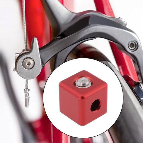 2pcs Square Bike Cable End Caps Aluminum Alloy with Screws and Hexagonal Spanner in Saudi Arabia