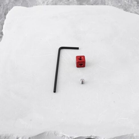 2pcs Square Bike Cable End Caps Aluminum Alloy with Screws and Hexagonal Spanner in Saudi Arabia