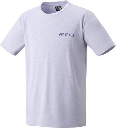 YONEX Men's Athletic Crew Neck T-Shirt, Polyester Blend Performance Wear, Model 16681, Mist Blue in Saudi Arabia