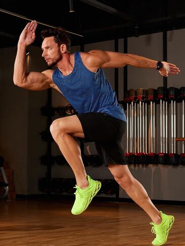Men’s Quick Dry Tank Tops Sleeveless Workout Gym Muscle Shirts Athletic Bodybuilding Performance Tee Shirts in Saudi Arabia