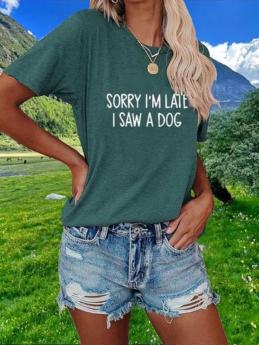 Funny Graphic Shirts for Women Summer Casual Short Sleeve Suitable in Saudi Arabia