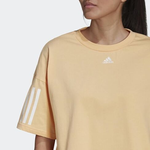 تي شيرت Hyperglam Boxy للسيدات من adidas، Pulse Amber in Saudi Arabia