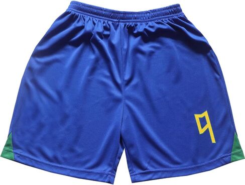 Vintage Brasil Home #10#9 ريترو كرة القدم لكرة القدم الكبار جيرسي السراويل أحجام الكبار in Kuwait