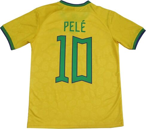 Vintage Brasil Home #10#9 ريترو كرة القدم لكرة القدم الكبار جيرسي السراويل أحجام الكبار in Kuwait