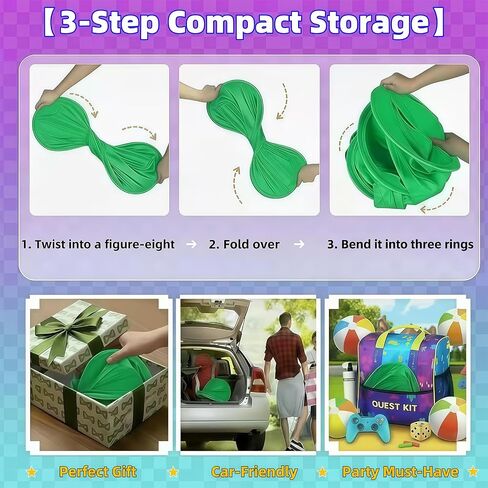 Giant Granny Pants Toss Game Set - Outdoor Yard Game with 6 Bouncy Balls & Pump | Hilarious Party, Team Building & Family Fun for Adults & Kids in Saudi Arabia