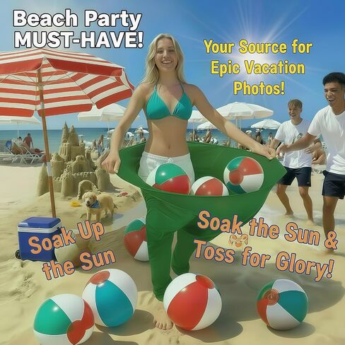 Giant Granny Pants Toss Game Set - Outdoor Yard Game with 6 Bouncy Balls & Pump | Hilarious Party, Team Building & Family Fun for Adults & Kids in Saudi Arabia