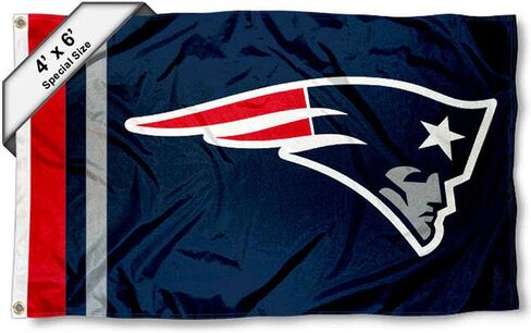 New England Patriots 4 ft x 6 ft Foot Flag in Saudi Arabia