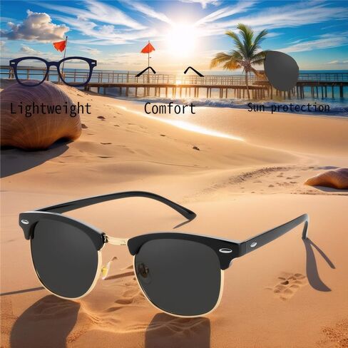 Polarized Sunglasses for Unisex Protection Anti-Glare Outdoor Sports Eyewear for Driving, Cycling, and Hiking in Saudi Arabia