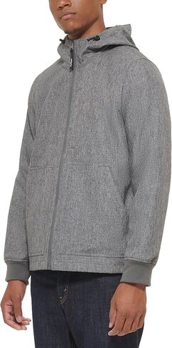 Levi's mens Water-resistant Soft Shell Trail Hoodie Jacket in Saudi Arabia