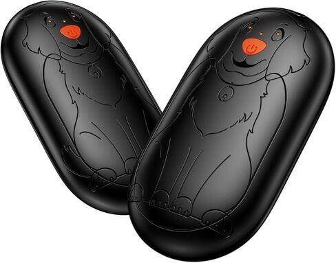 تدفئة اليد القابلة لإعادة الشحن، 2 حزمة، تدفئة اليد الجيبية مع التحكم بالذكاء الاصطناعي، إعداد 3 درجات حرارة، حرارة آمنة 2x10 ساعات، تدفئة اليد الكهربائية تناسب قفازات للتزلج، صيد الأسماك، الصيد، هدايا عيد الميلاد للنساء in Kuwait