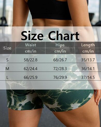 Womens Yoga Shorts, High Waist Workout Gym Contour Seamless Cycling Shorts in Saudi Arabia