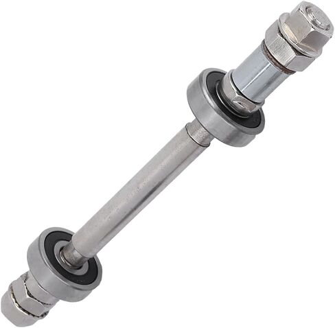 Ejoyous Cycling Wheel Hub Axle, Metal Cycling Wheel Hub Axle Front Rear Solid Shaft Lever, Cycling Repair Tool Accessories for Mountain Bikes, Road Bikes in Saudi Arabia