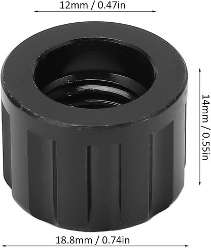 M12 X 1.5mm Bike Thru Axle Nut, Aluminum Alloy Cycle Hubs Tube Shaft Accessories Lightweight Bicycle Shaft Nut for Mountain Road Bike in Saudi Arabia