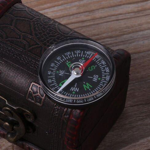 Black Compass - 1.77 Inches Waterproof Mini Accurate Compass for Camping Hiking Navigation in Saudi Arabia