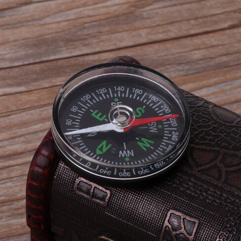 Black Compass - 1.77 Inches Waterproof Mini Accurate Compass for Camping Hiking Navigation in Saudi Arabia
