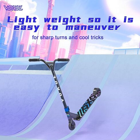 VOKUL Complete Pro Stunt Scooter للأطفال الأولاد والبنات والمراهقين حتى 6 سنوات هدية عالية الأداء لخدع الشارع Skatepark in Kuwait