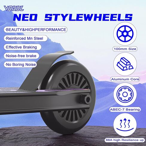 VOKUL Complete Pro Stunt Scooter للأطفال الأولاد والبنات والمراهقين حتى 6 سنوات هدية عالية الأداء لخدع الشارع Skatepark in Kuwait