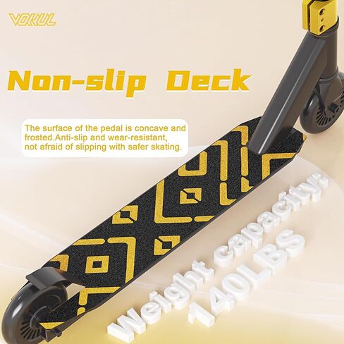 VOKUL Complete Pro Stunt Scooter للأطفال الأولاد والبنات والمراهقين حتى 6 سنوات هدية عالية الأداء لخدع الشارع Skatepark in Kuwait