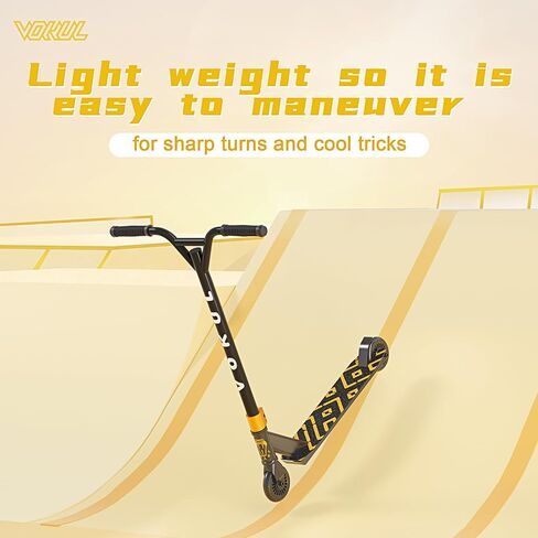 VOKUL Complete Pro Stunt Scooter للأطفال الأولاد والبنات والمراهقين حتى 6 سنوات هدية عالية الأداء لخدع الشارع Skatepark in Kuwait