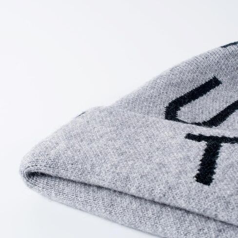 Stylish Letter Print Knit Beanie Hat Soft Warm Winter Cap Stretchable for Men Women Casual Outdoor Fashion in Saudi Arabia