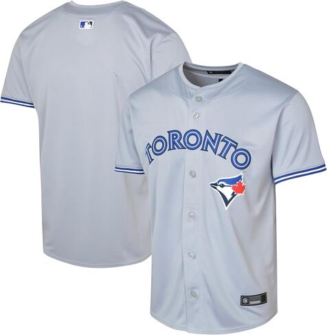 Outerstuff Toronto Blue Jays MLB Kids Youth 4-20 Gray Road Team Jersey in Saudi Arabia